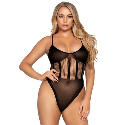 LEG AVENUE - BODYSUIT AND SKIRT SET ONE SIZE - 2