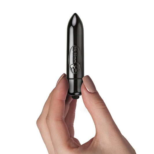 ROCKS-OFF - VIBRATING BULLET RO-80MM MIDNIGHT METAL - 1