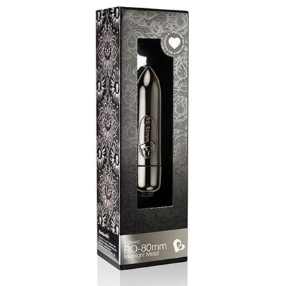 ROCKS-OFF - VIBRATING BULLET RO-80MM MIDNIGHT METAL - 3