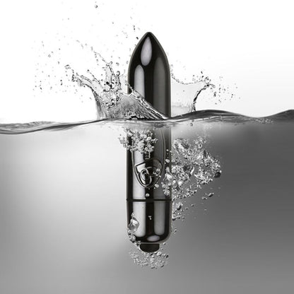 ROCKS-OFF - VIBRATING BULLET RO-80MM MIDNIGHT METAL - 2