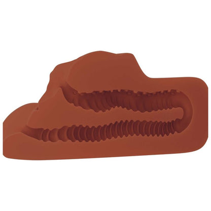 PDX PLUS - PERFECT PUSSY DOUBLE STROKER VAGINA AND ANUS MASTURBATOR BROWN - 3