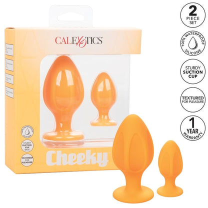 CALEXOTICS - CHEEKY BUTTPLUG ORANGE - 5