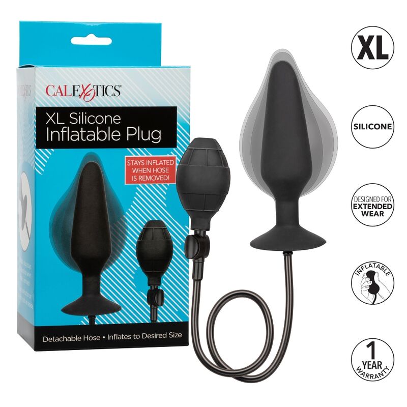 CALEXOTICS - XL SILICONE INFLATABLE PLUG - 3