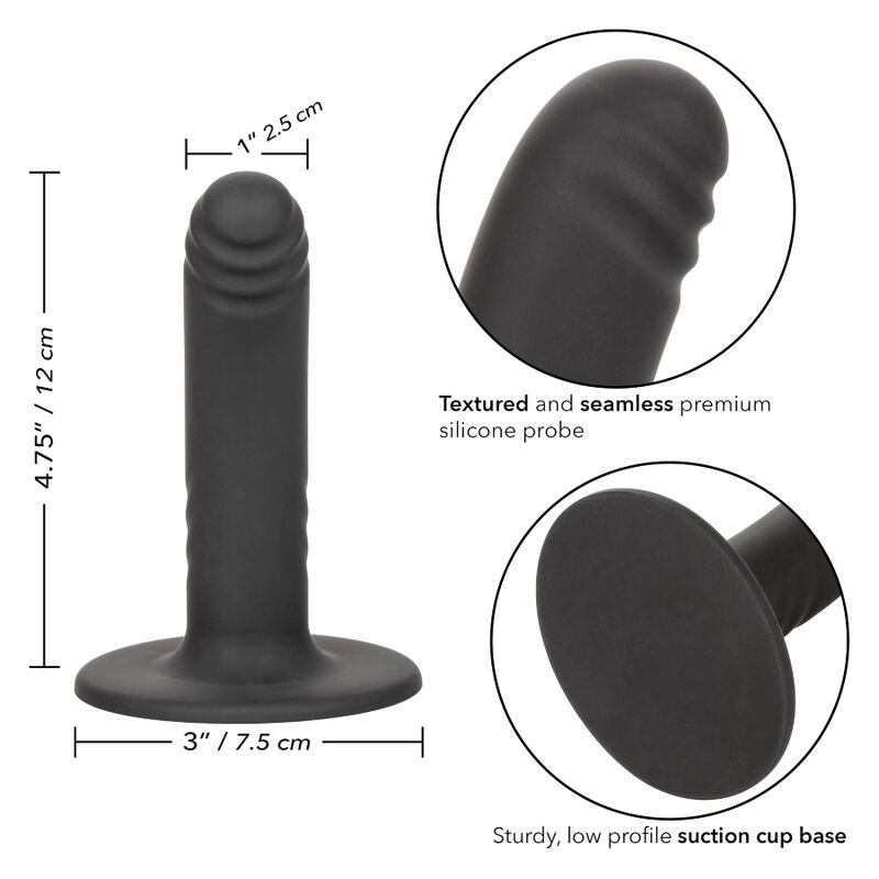 CALEXOTICS - BOUNDLESS DILDO 12 CM COMPATIBLE WITH HARNESS - 3