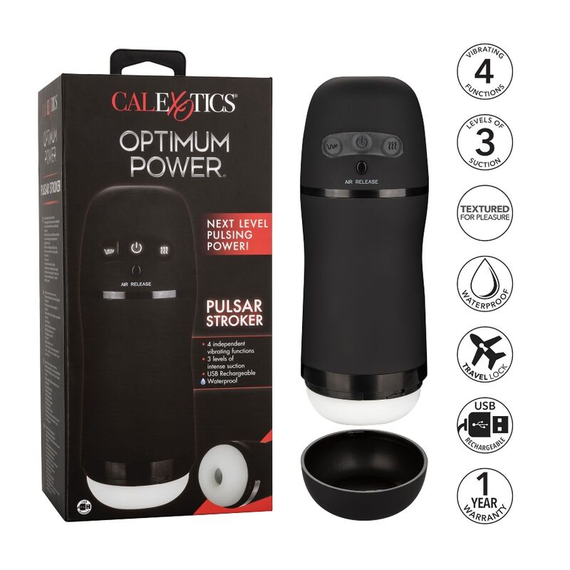 CALEXOTICS - VIBRATING MASTURBATOR WITH OPTIMAL SUCTION