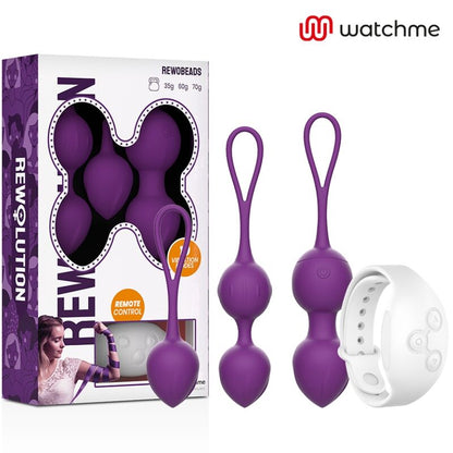 REWOLUTION - REWOBEADS VIBRATING BALLS REMOTE CONTROL WITH WATCHME TECHNOLOGY - 4
