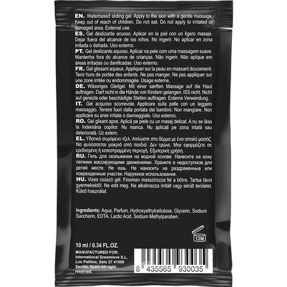 COQUETTE CHIC DESIRE - STRAWBERRY WATER BASED KISSABLE LUBRICANT POCKET 10 ML - 2