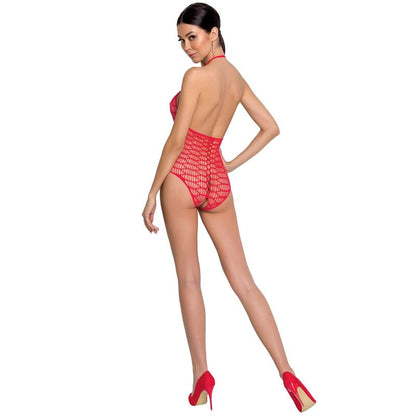 PASSION - WOMAN BS087 RED BODYSTOCKING ONE SIZE - 2
