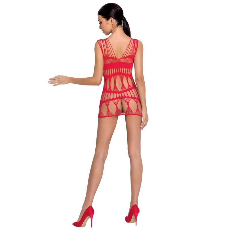 PASSION - WOMAN BS089 RED BODYSTOCKING ONE SIZE - 2