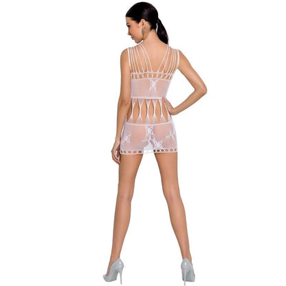 PASSION - WOMAN BS090 WHITE BODYSTOCKING ONE SIZE - 1
