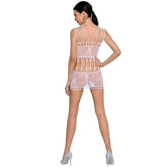 PASSION - WOMAN BS090 WHITE BODYSTOCKING ONE SIZE - 1
