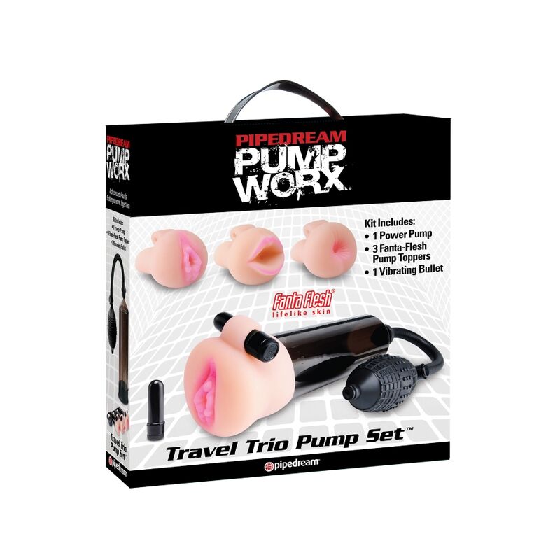 PUMP WORX - STIMULATING WAVE PUMP WITH MASTURBATOR - 3