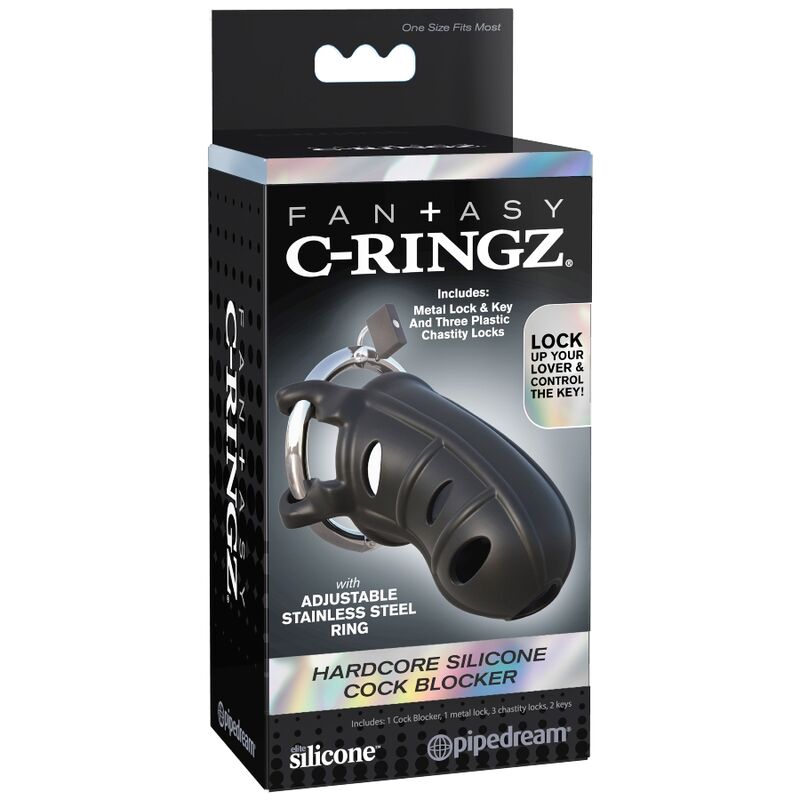 FANTASY C-RINGZ - EXTREME SILICONE COCK BLOCKER - 5