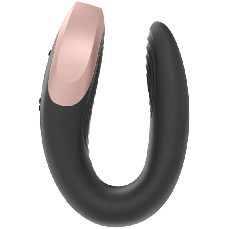 SATISFYER - DOUBLE LOVE LUXURY PARTNER VIBRATOR BLACK - 2