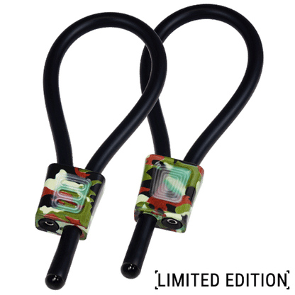 ELECTRASTIM - PRESTIGE ELECTRALOOPS ADJUSTABLE COCK RINGS CAMOUFLAGE - 4