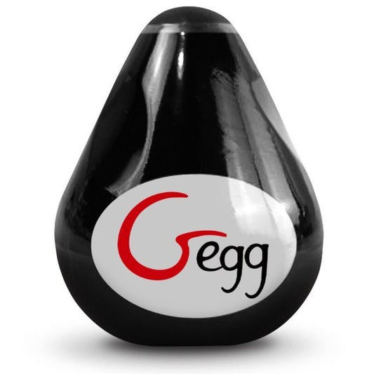G-VIBE - REUSABLE MASTURBATOR BLACK EGG