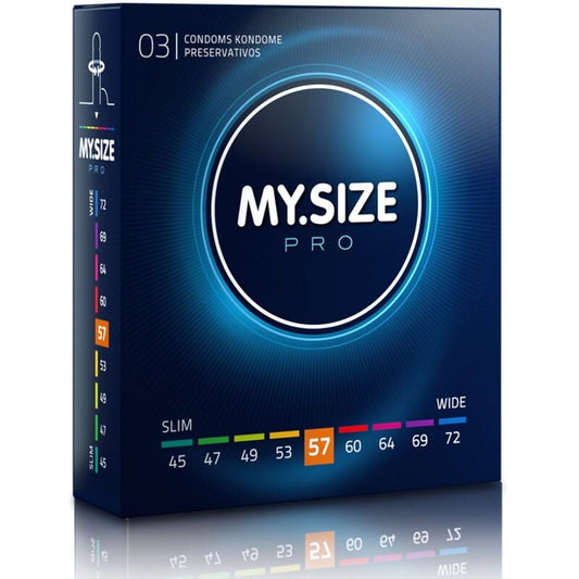 MY SIZE - PRO CONDOMS 57 MM 3 UNITS - 1