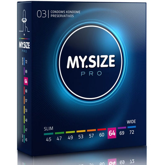 MY SIZE - PRO CONDOMS 64 MM 3 UNITS - 1
