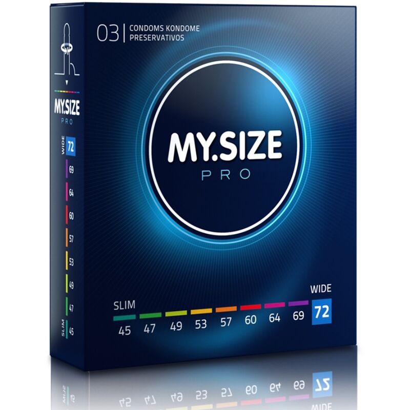 MY SIZE - PRO CONDOMS 72 MM 3 UNITS - 1