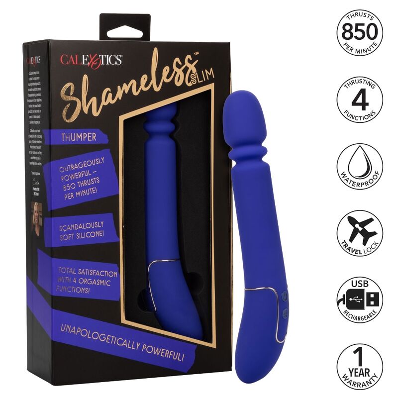 CALEXOTICS - SHAMELESS SLIM THUMPER - BLUE - 9