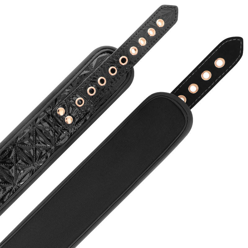 BEGME - BLACK EDITION COLLAR WITH NIPPLE CLAMPS WITH NEOPRENE LINING - 7