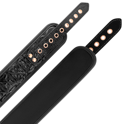 BEGME - BLACK EDITION COLLAR WITH NIPPLE CLAMPS WITH NEOPRENE LINING - 7