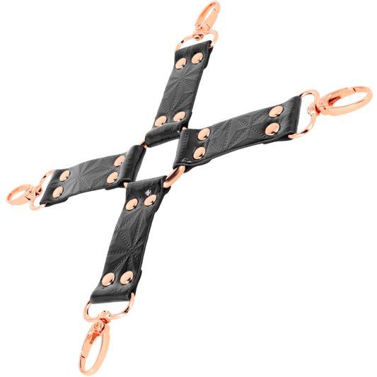 BEGME - CRAVATE EN CUIR VEGAN BLACK EDITION