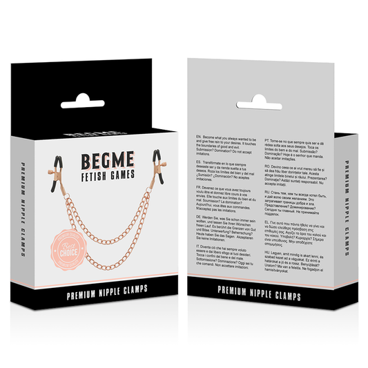 BEGME - PINCES À TÉTONS PREMIUM ÉDITION NOIRE