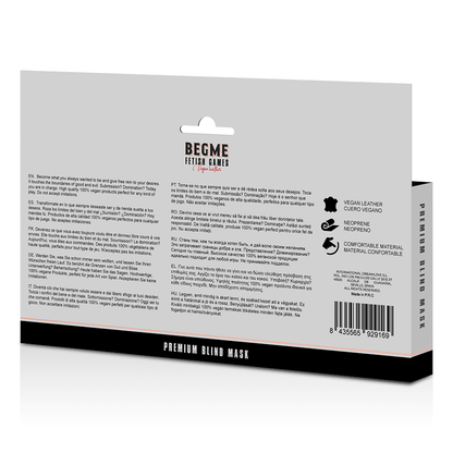 BEGME - RED EDITION PREMIUM BLIND MASK WITH NEOPRENE LINING - 2