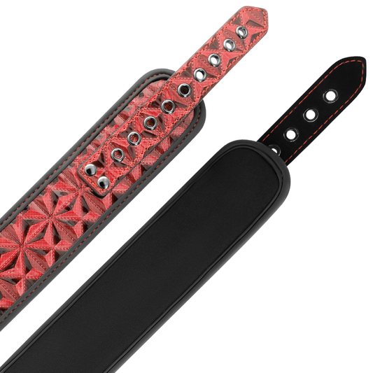 BEGME - RED EDITION COLLAR WITH NIPPLE CLAMPS WITH NEOPRENE LINING - 1