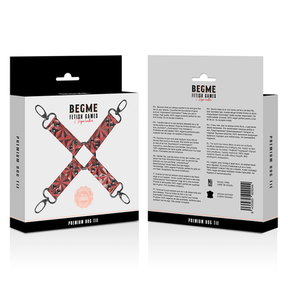 BEGME - RED EDITION PREMIUM VEGAN LEATHER HOG TIE - 5