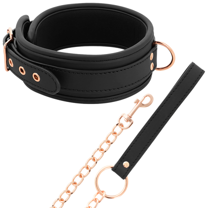 COQUETTE CHIC DESIRE - FANTASY VEGAN LEATHER COLLAR WITH NEOPRENE LINING - 4