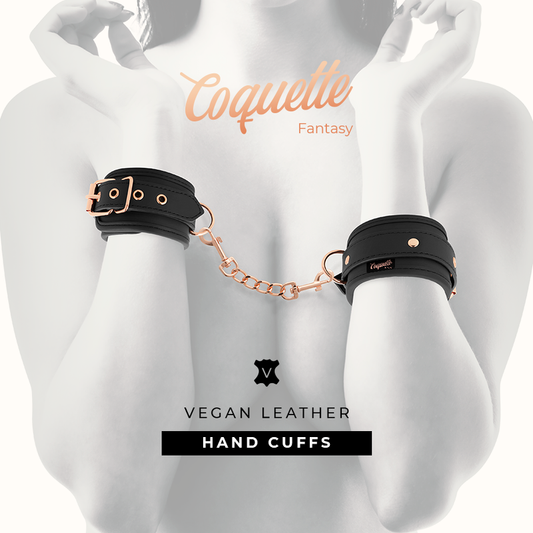 COQUETTE CHIC DESIRE - FANTASY VEGAN LEATHER HANDCUFFS - 1