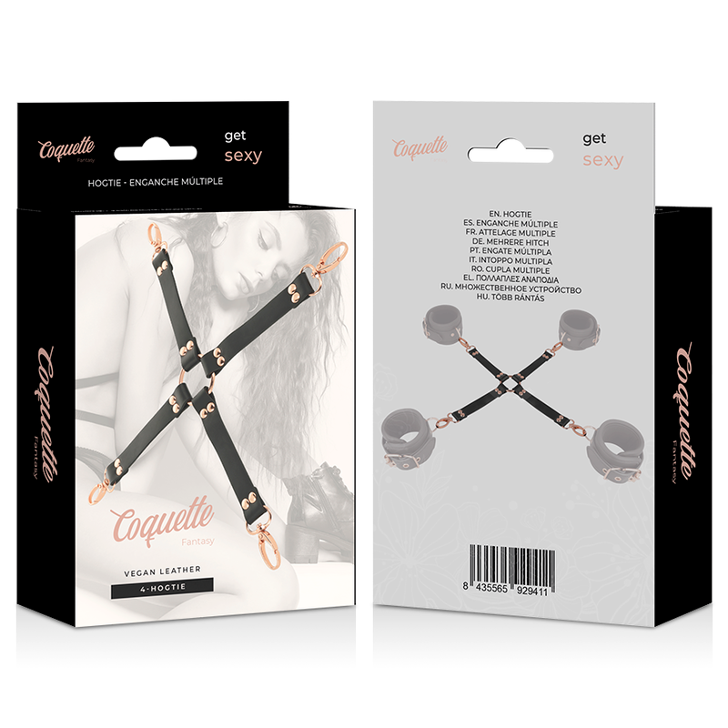 COQUETTE CHIC DESIRE - FANTASY VEGAN LEATHER HOG TIE - 6