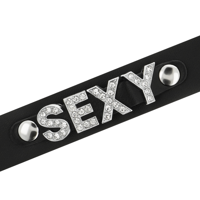 COQUETTE CHIC DESIRE - SEXY VEGAN LEATHER CHOKER - 3
