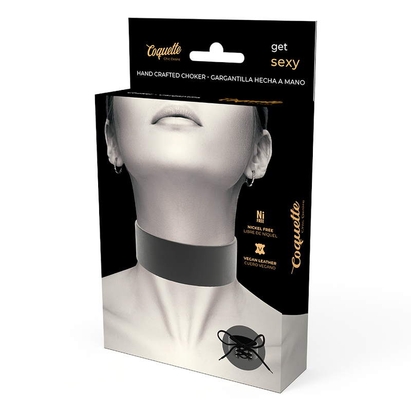 COQUETTE CHIC DESIRE - VEGAN LEATHER CHOKER - 6