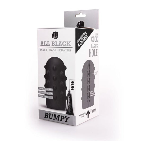 ALL BLACK - BUMPY MASTURBATOR