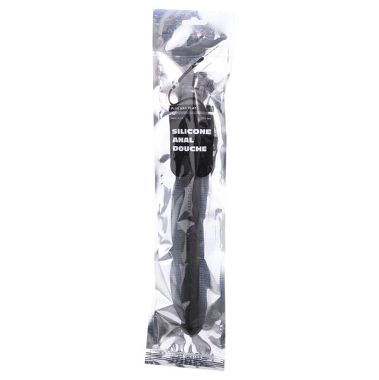 ALL BLACK - HINCHABLE ANAL SHOWER IN SILICONE 27 CM