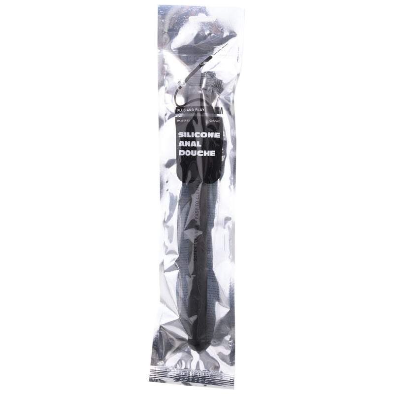 ALL BLACK - SHOWER ANAL SILICONE SISTEMA STOPPER 27 CM - 2