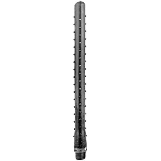ALL BLACK - RIDGED SHOWER ANAL SILICONE 27 CM - 1