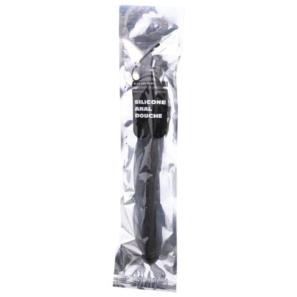 ALL BLACK - RIDGED SHOWER ANAL SILICONE 27 CM - 2