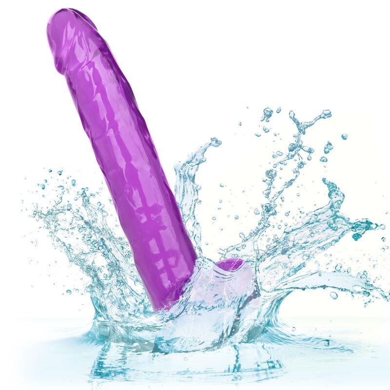 CALEXOTICS - SIZE QUEEN DILDO PURPLE 25.5 CM - 3