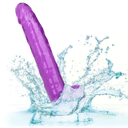 CALEXOTICS - SIZE QUEEN DILDO PURPLE 25.5 CM - 3