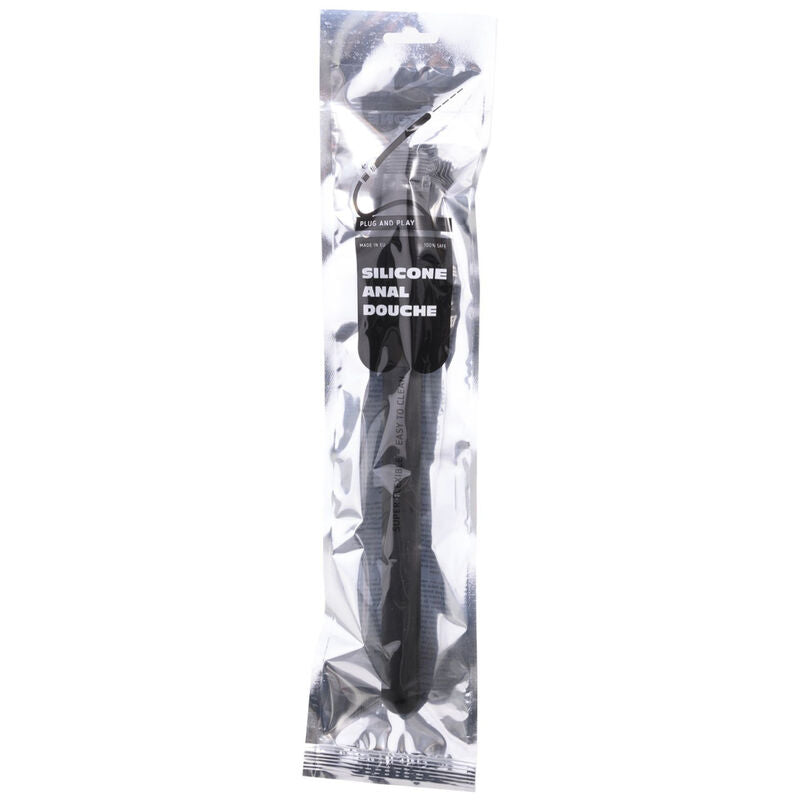 ALL BLACK - BEADED SHOWER ANAL SILICONE 27 CM - 2