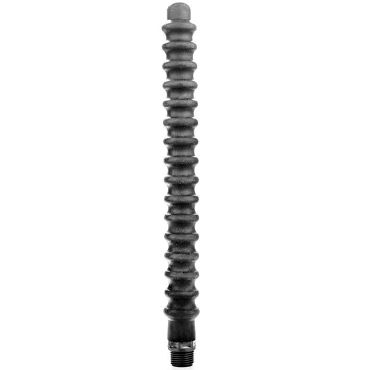 ALL BLACK - MEGA RIPPLE SHOWER ANAL SILICONE 28.5 CM - 1