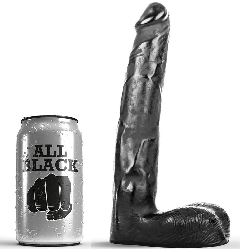 ALL BLACK - DILDO REALISTIC 21 CM - 3