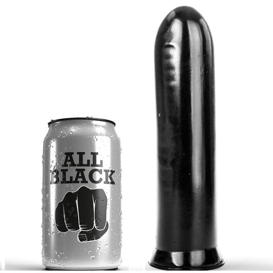 ALL BLACK - DILDO BLACK 19 CM - 1
