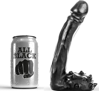 ALL BLACK - DILDO REALISTIC 19 CM - 1