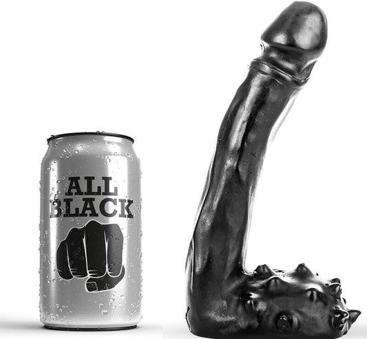 ALL BLACK - DILDO REALISTIC 19 CM - 1