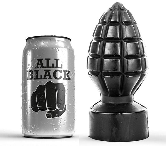 ALL BLACK - PLUG ANAL 14 CM - 1